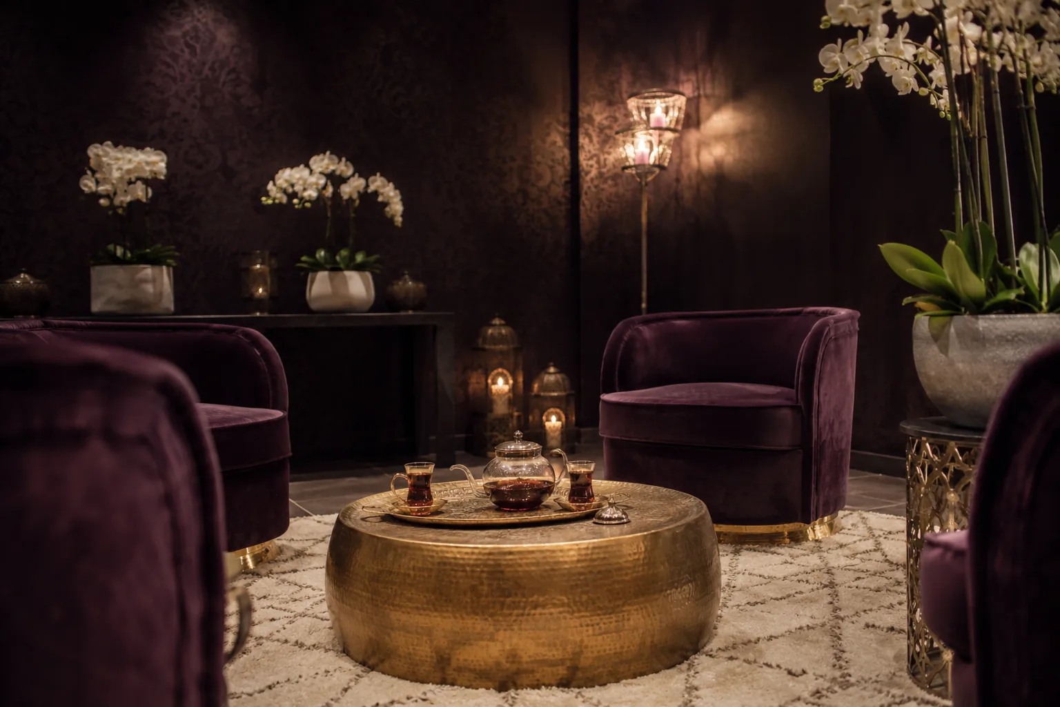 Bekleme salonu — Lila Spa, Nişantaşı misafirlerine hizmet veren salon